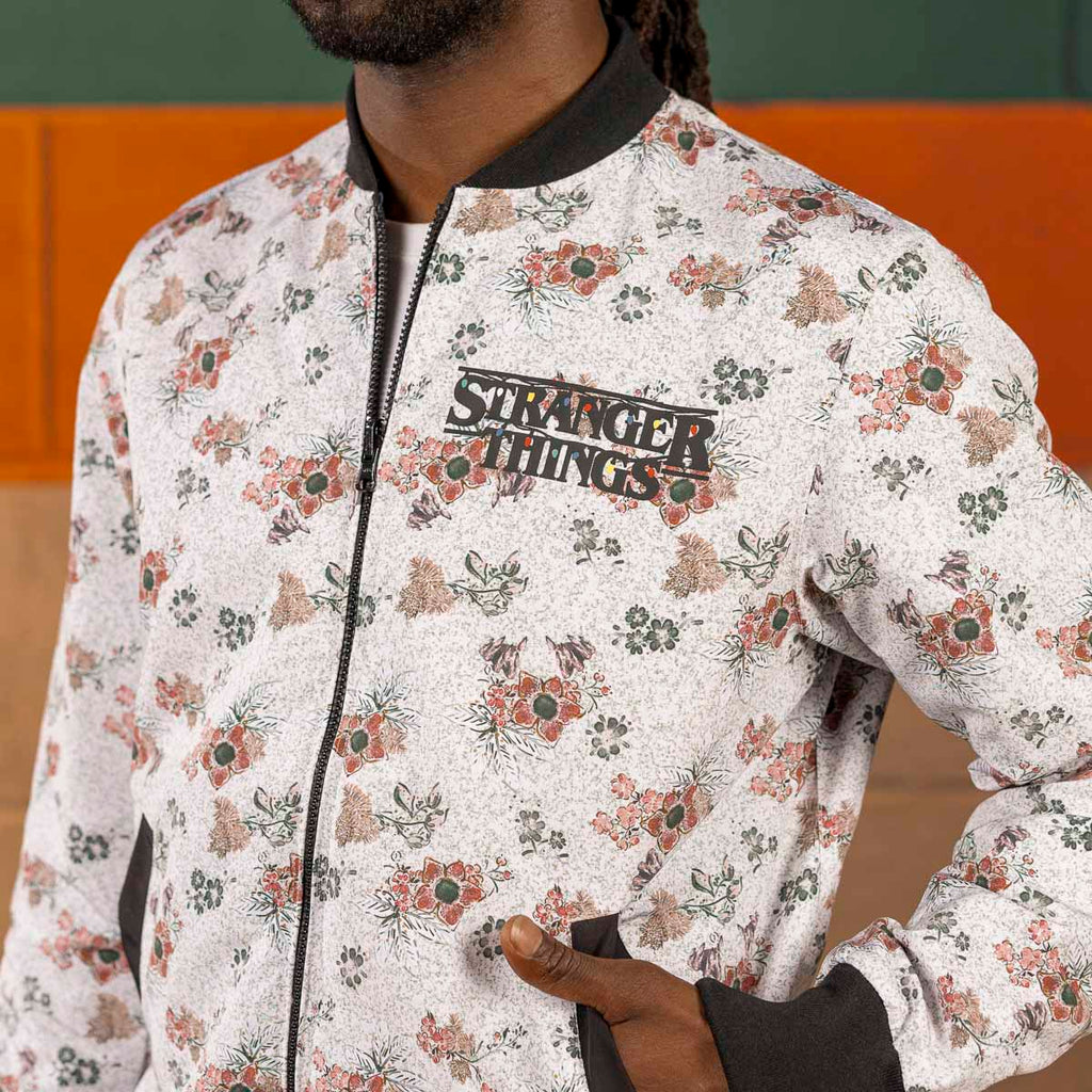 RSVLTS Mind Flayer Mayhem Reversible Bomber Jacket in Blue — detail 10