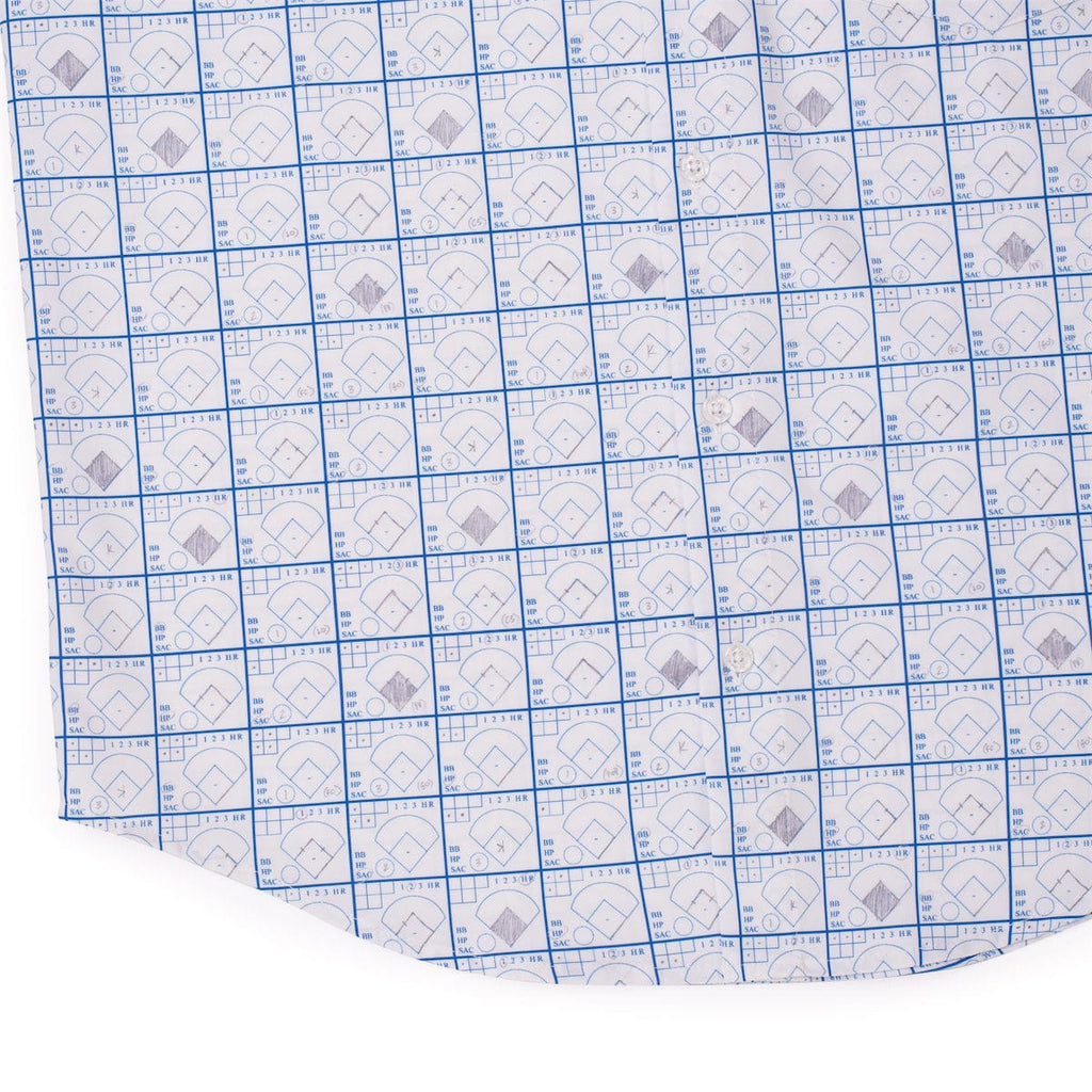 RSVLTS The Scorekeeper KUNUFLEX Short Sleeve Shirt in Blue — detail 5