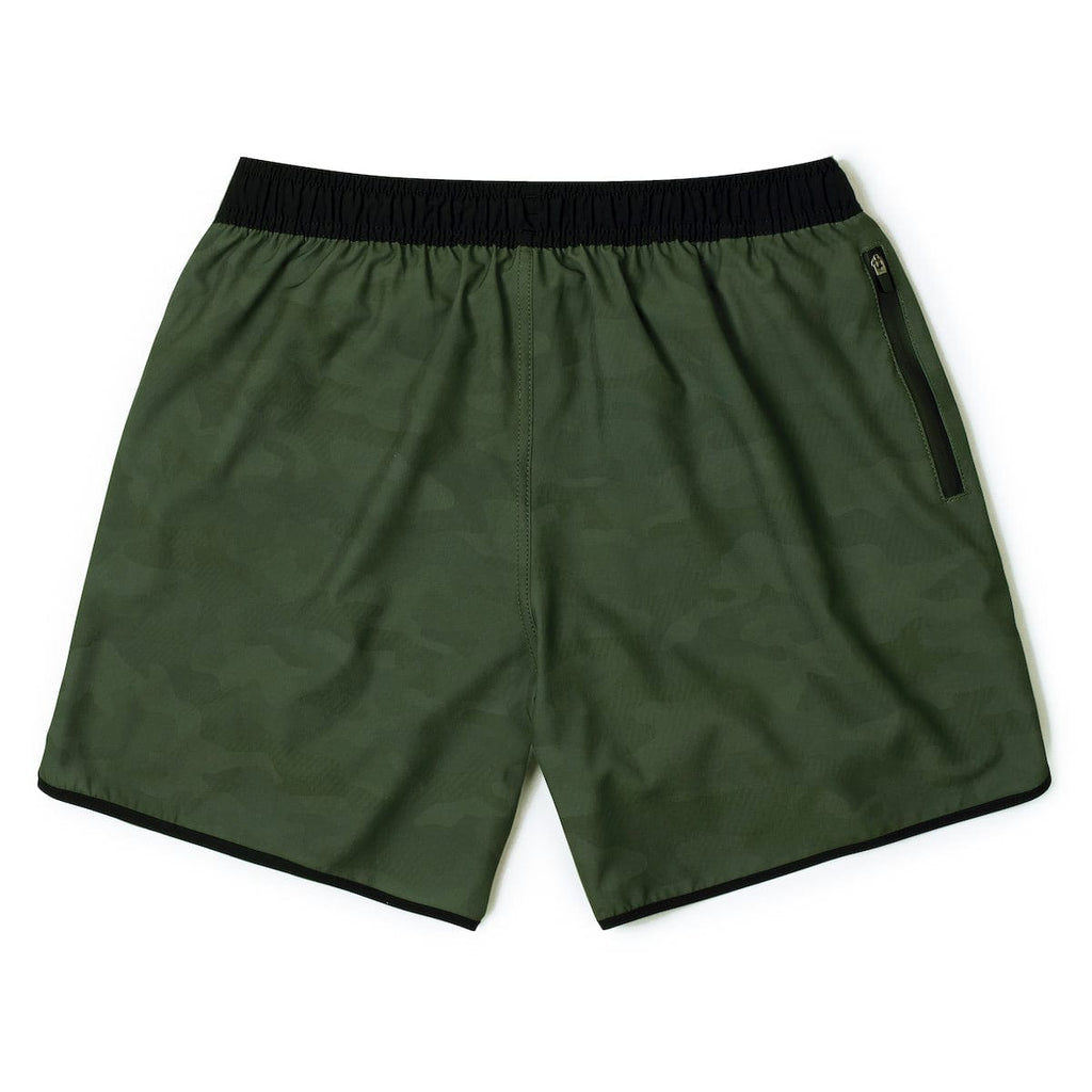 RSVLTS Covert Camo V2 Lined Training Shorts in Green — detail 8