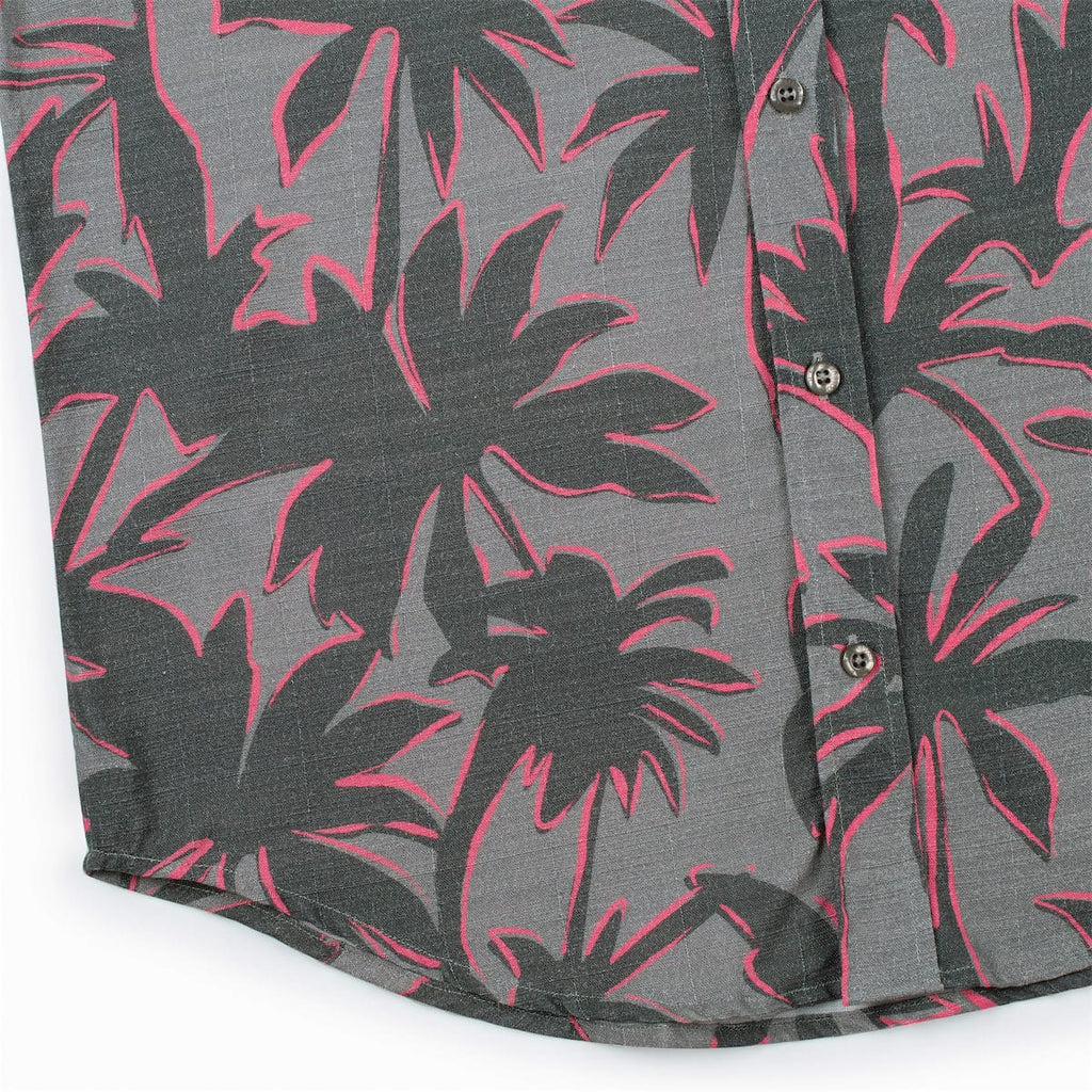 RSVLTS Ember Sunset Bamboo Short Sleeve Shirt in Gray — detail 10