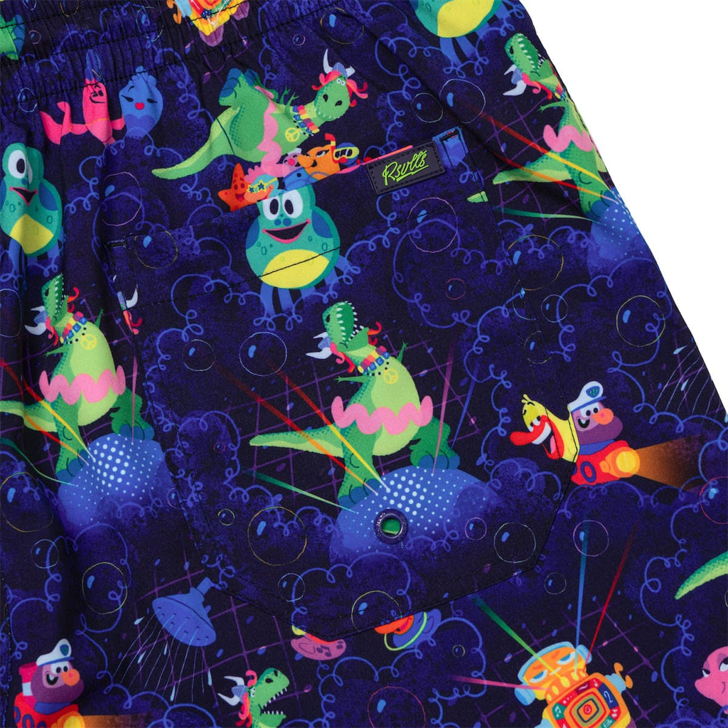 RSVLTS Partysaurus Rex Hybrid Shorts in Purple — detail 3