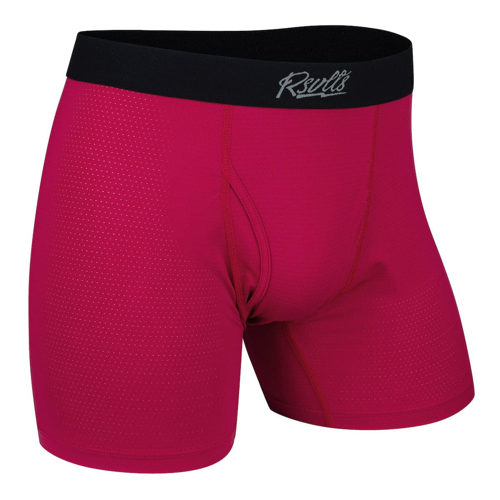 RSVLTS Red Dawn Single-Pack Boxer Briefs in Red — front view