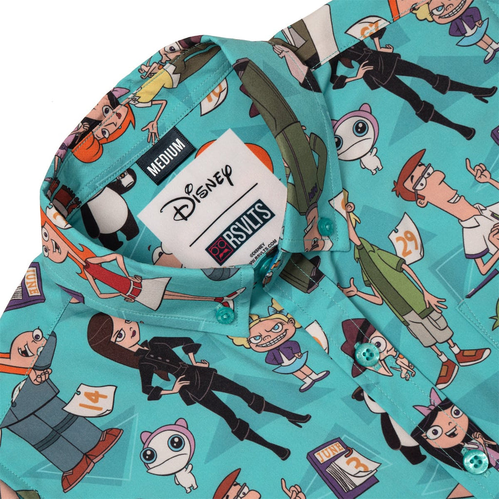 RSVLTS Citizens of Danville Youth KUNUFLEX Short Sleeve Shirt in Green — detail 4