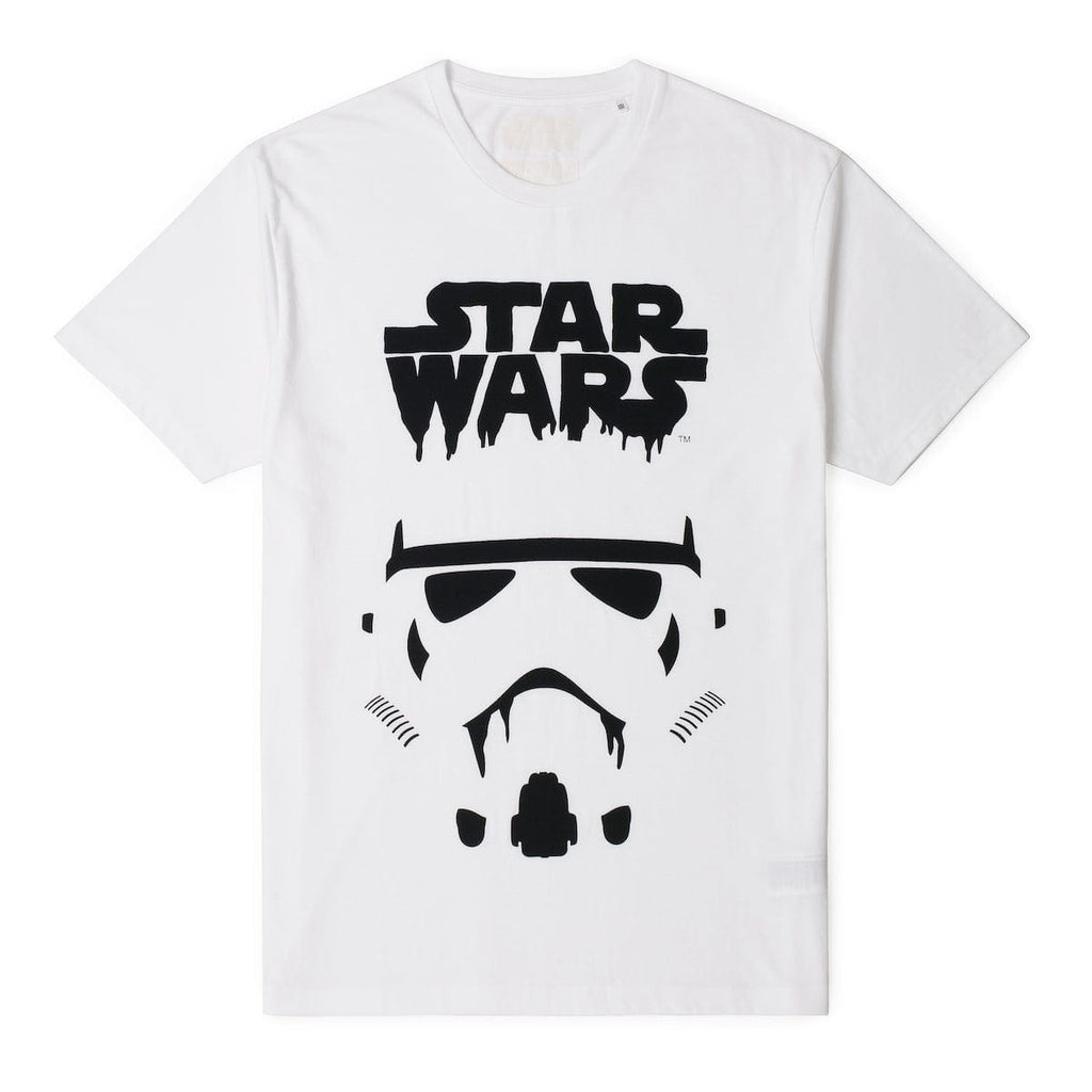RSVLTS Trooper Drip Crewneck Tee in Black — front view