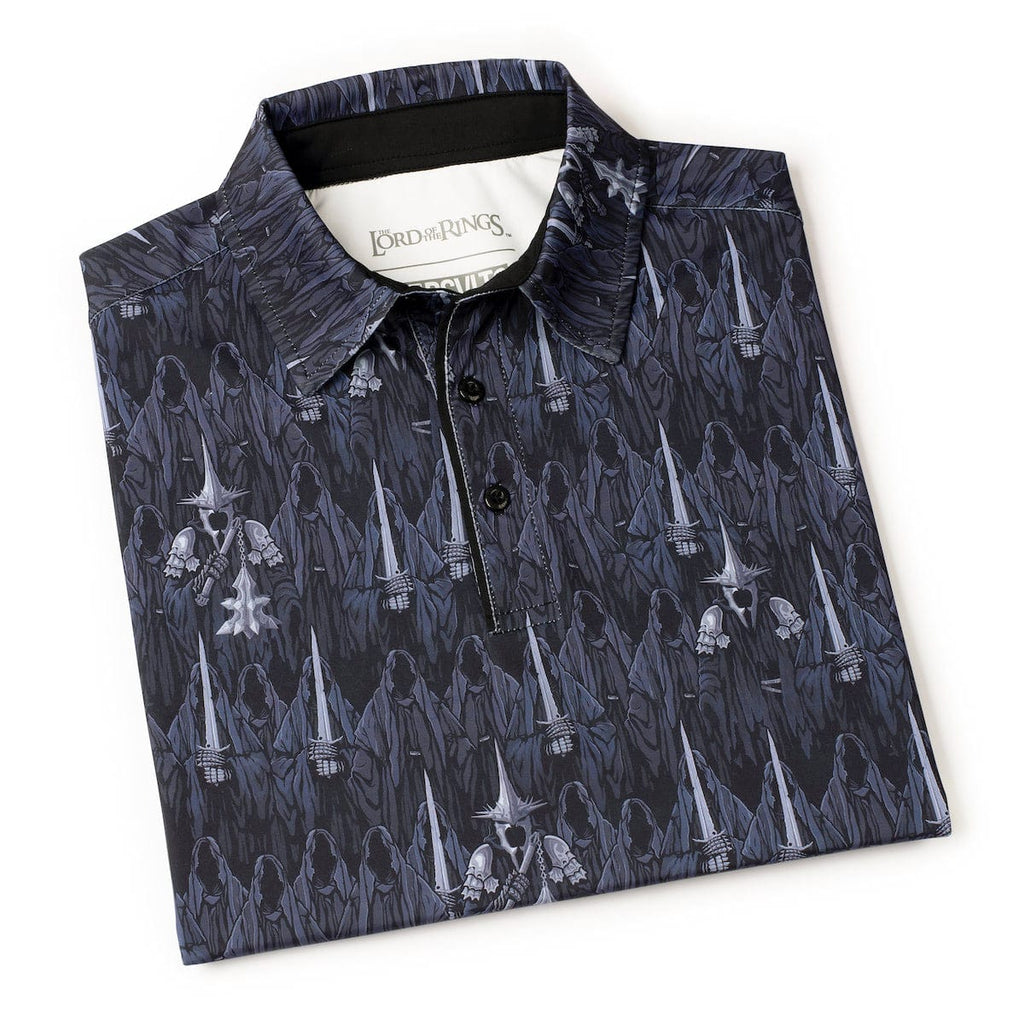 RSVLTS Feel the Wraith All-Day Polo in Black — detail 8