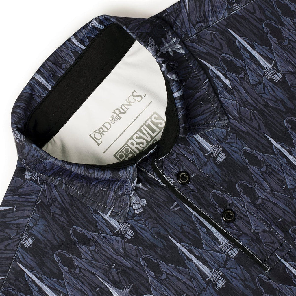 RSVLTS Feel the Wraith All-Day Polo in Black — detail 5