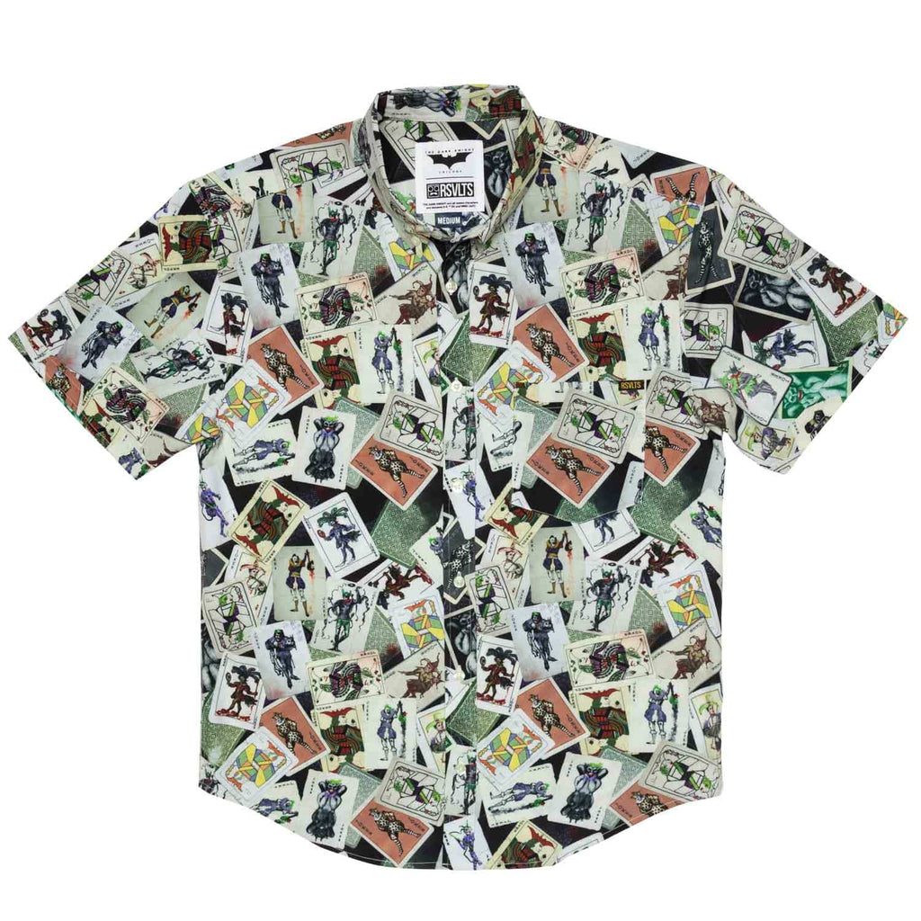 RSVLTS Calling Card KUNUFLEX Short Sleeve Shirt in White — detail 2