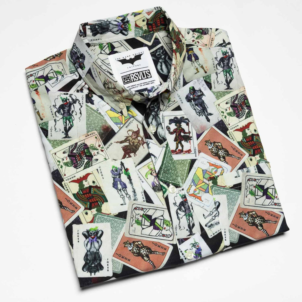 RSVLTS Calling Card KUNUFLEX Short Sleeve Shirt in White — detail 6
