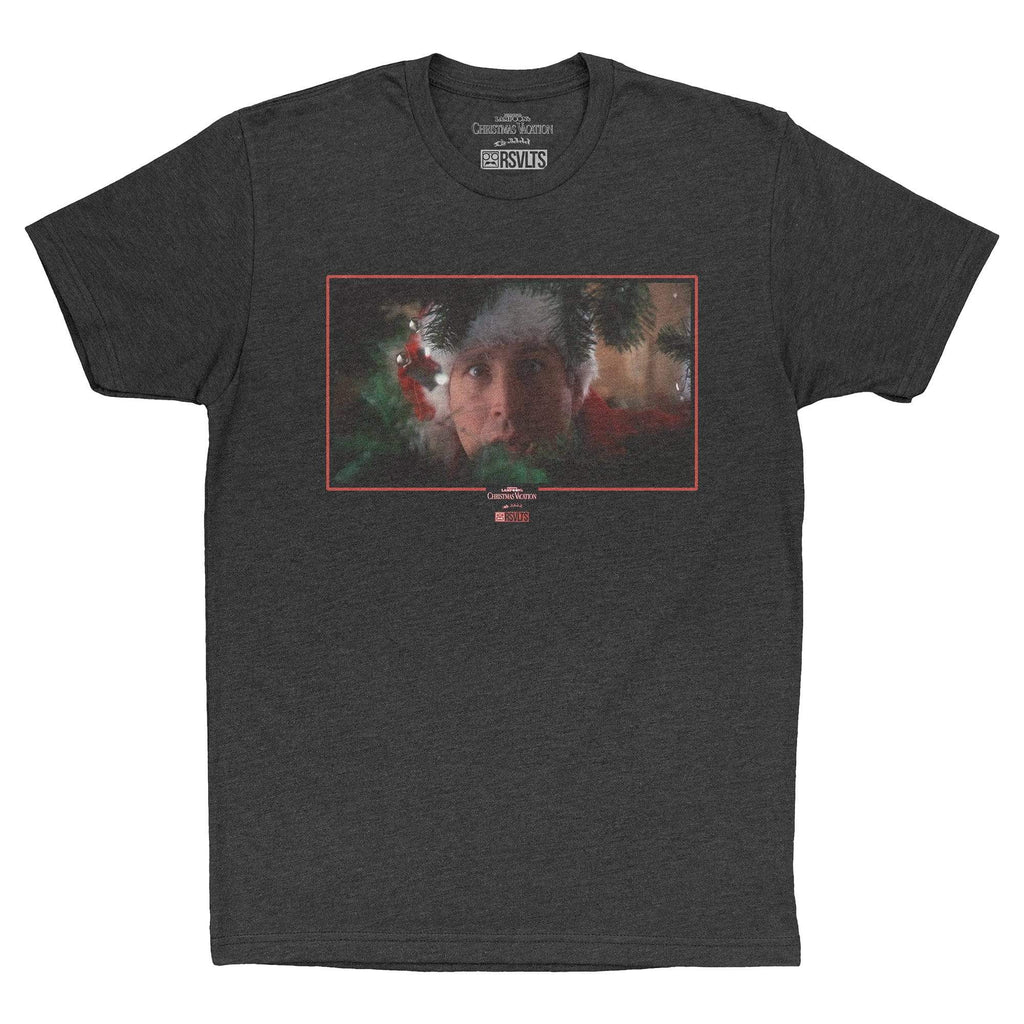 RSVLTS SQUIRREL!!! Crewneck Tee in Black — front view