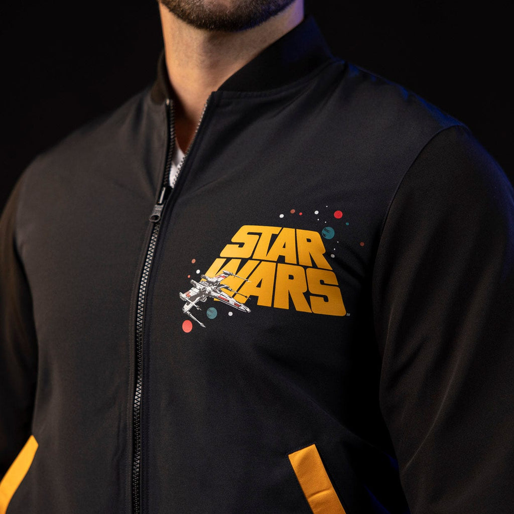 RSVLTS Rebel Jacket Reversible Bomber Jacket in Black — detail 4