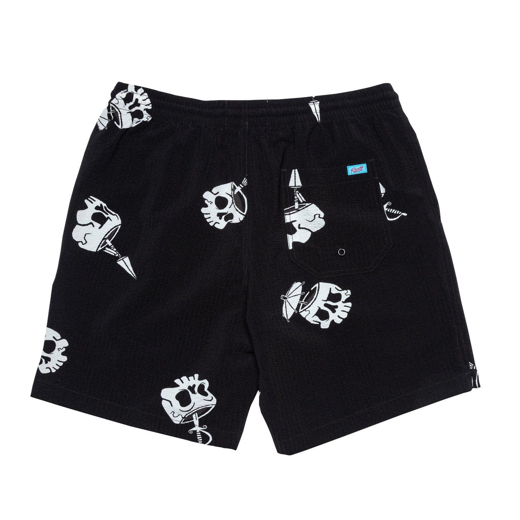 RSVLTS Isla Tortuga Hybrid Shorts in Black — detail 5