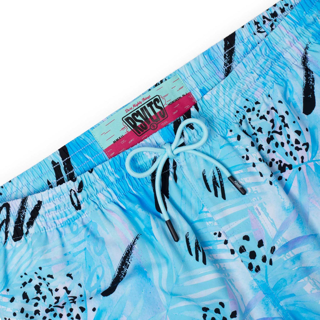 RSVLTS Blueberry Bomb Blast Hybrid Shorts in Blue — detail 3
