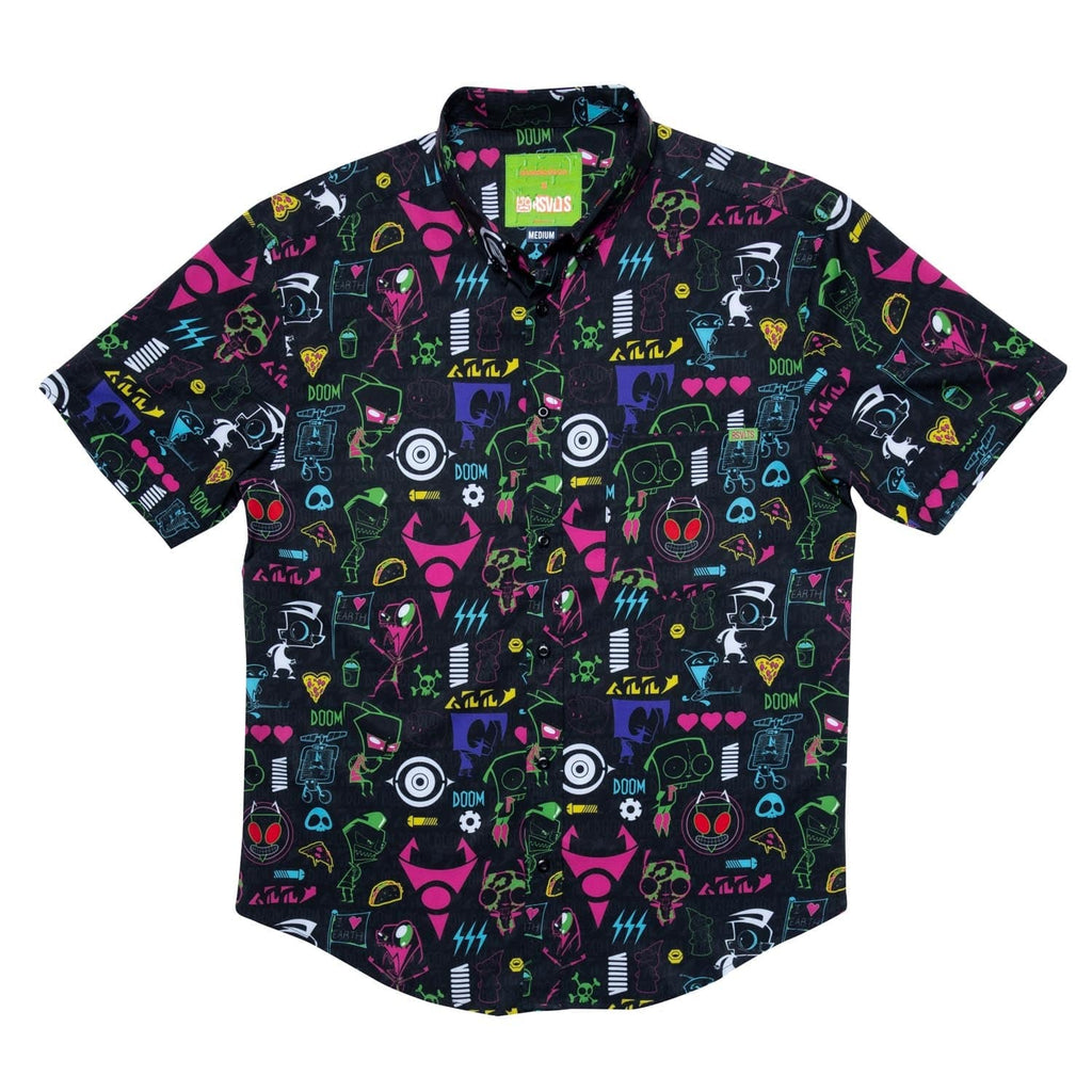 RSVLTS Operation Impending Doom 2 KUNUFLEX Short Sleeve Shirt in Black — detail 3