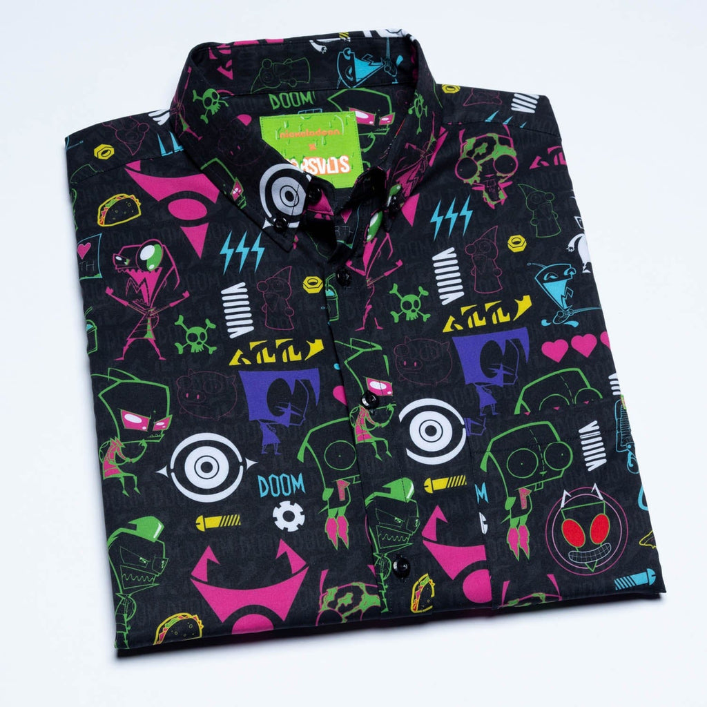 RSVLTS Operation Impending Doom 2 KUNUFLEX Short Sleeve Shirt in Black — detail 9