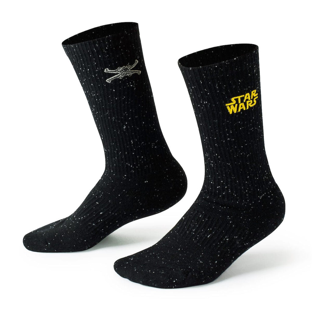 RSVLTS Attack Position Crew Socks in Black — front view