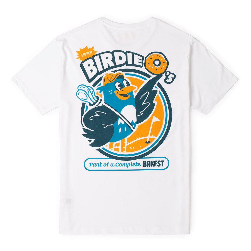 RSVLTS Birdie O's Crewneck Tee in White — detail 5