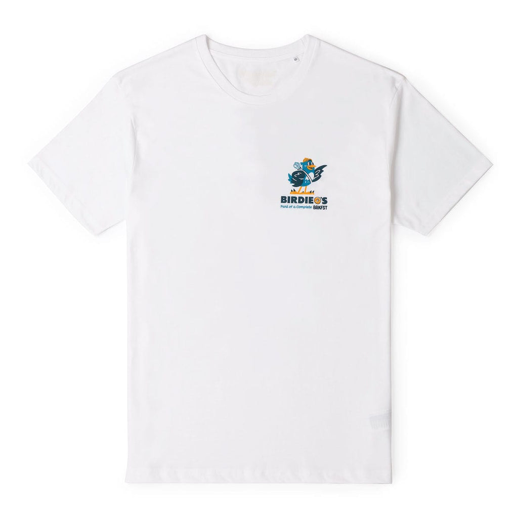 RSVLTS Birdie O's Crewneck Tee in White — detail 3