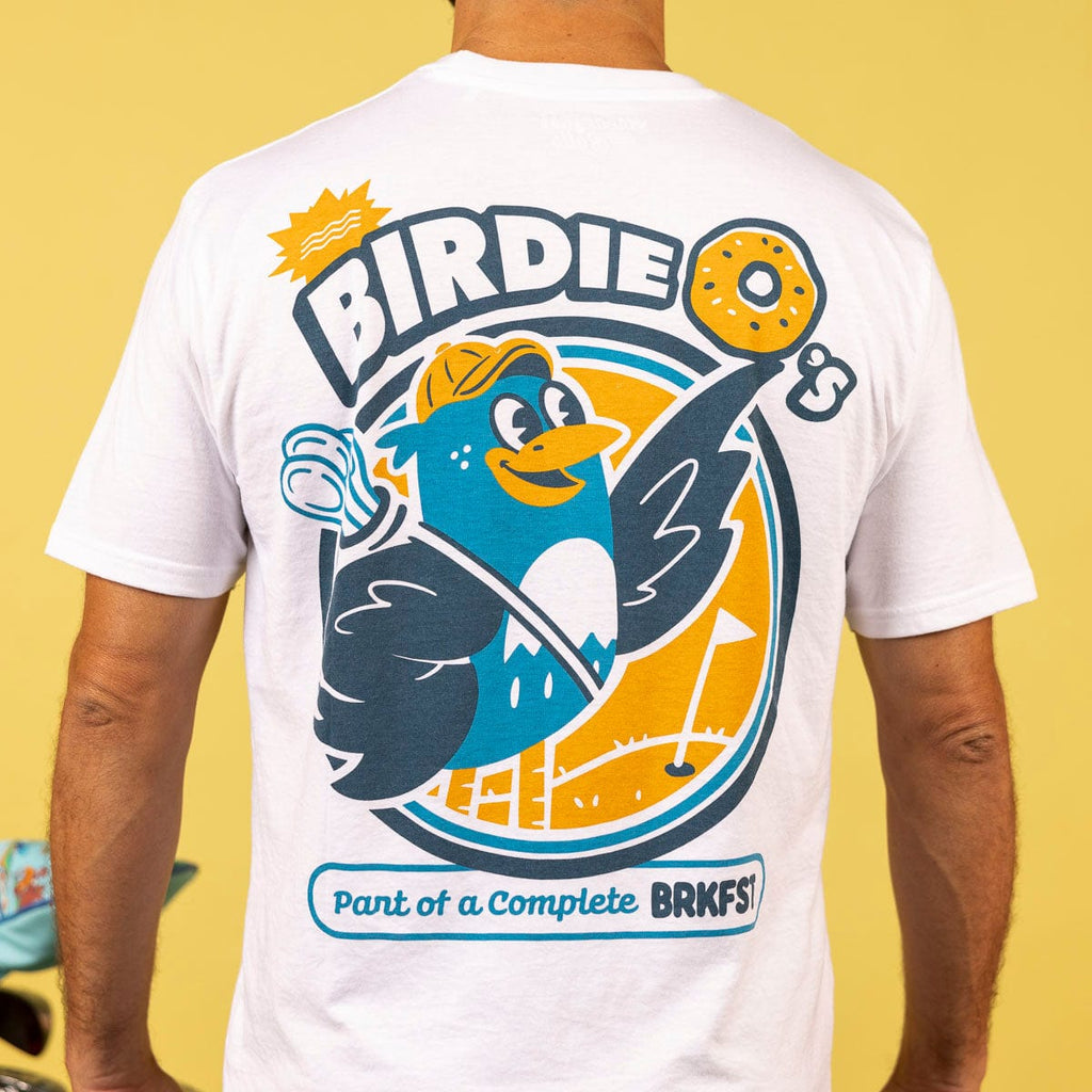 RSVLTS Birdie O's Crewneck Tee in White — detail 4