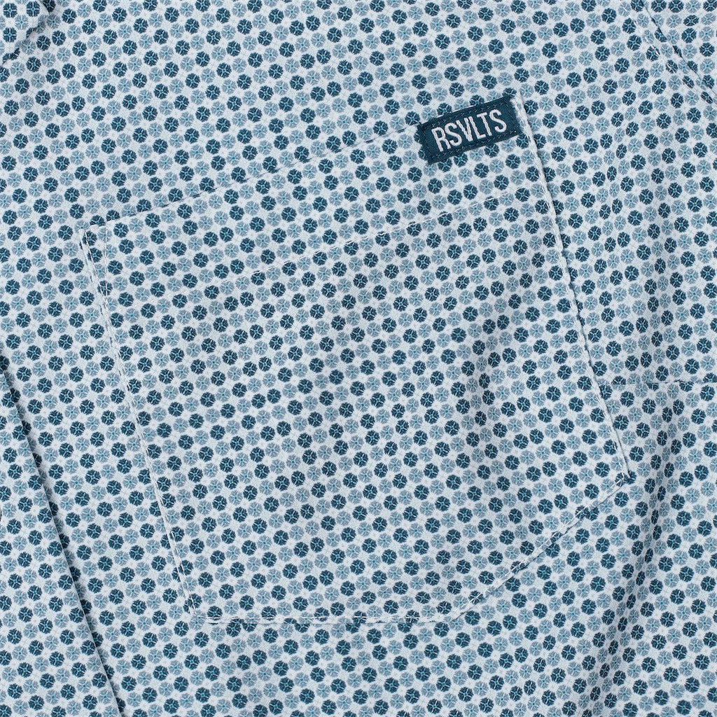 RSVLTS The Royal Women's KUNUFLEX Short Sleeve Shirt in Blue — detail 2