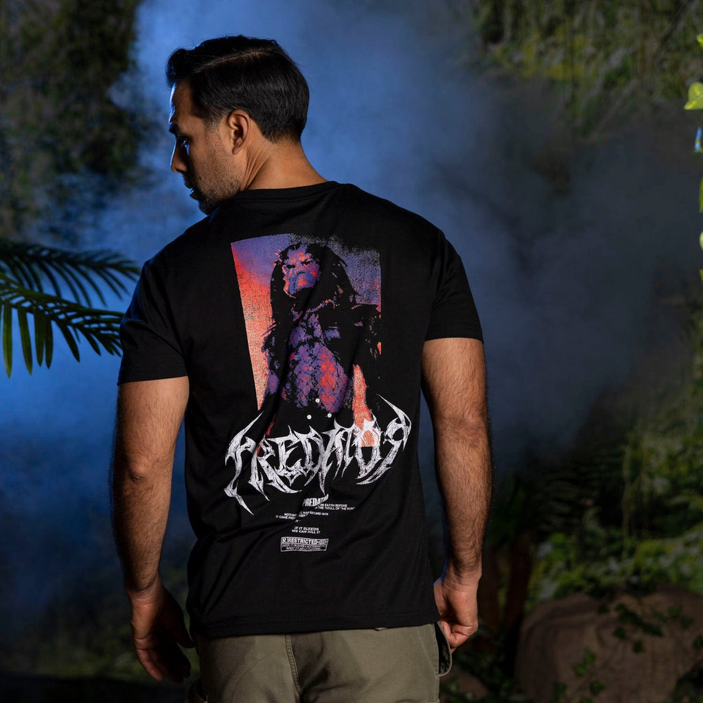 RSVLTS Predal to the Metal Crewneck Tee in Black — detail 5