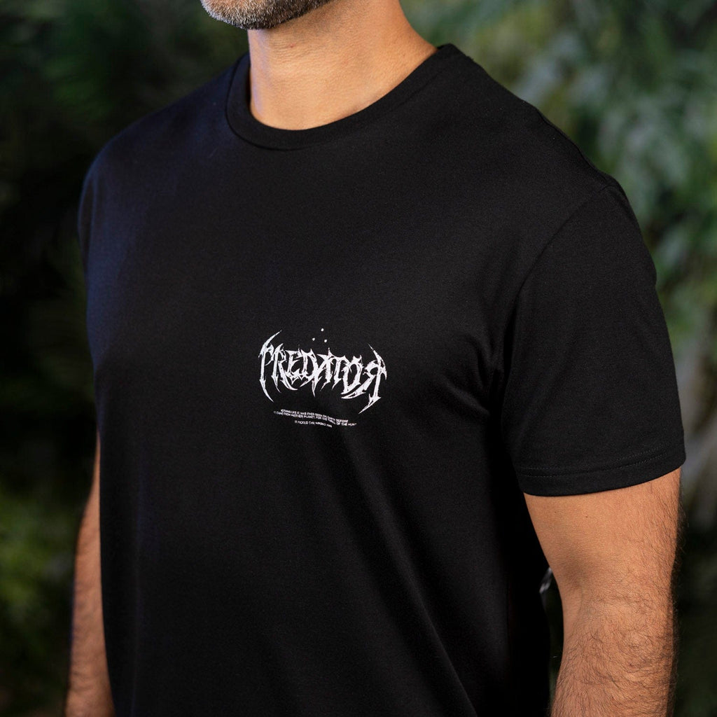 RSVLTS Predal to the Metal Crewneck Tee in Black — detail 7