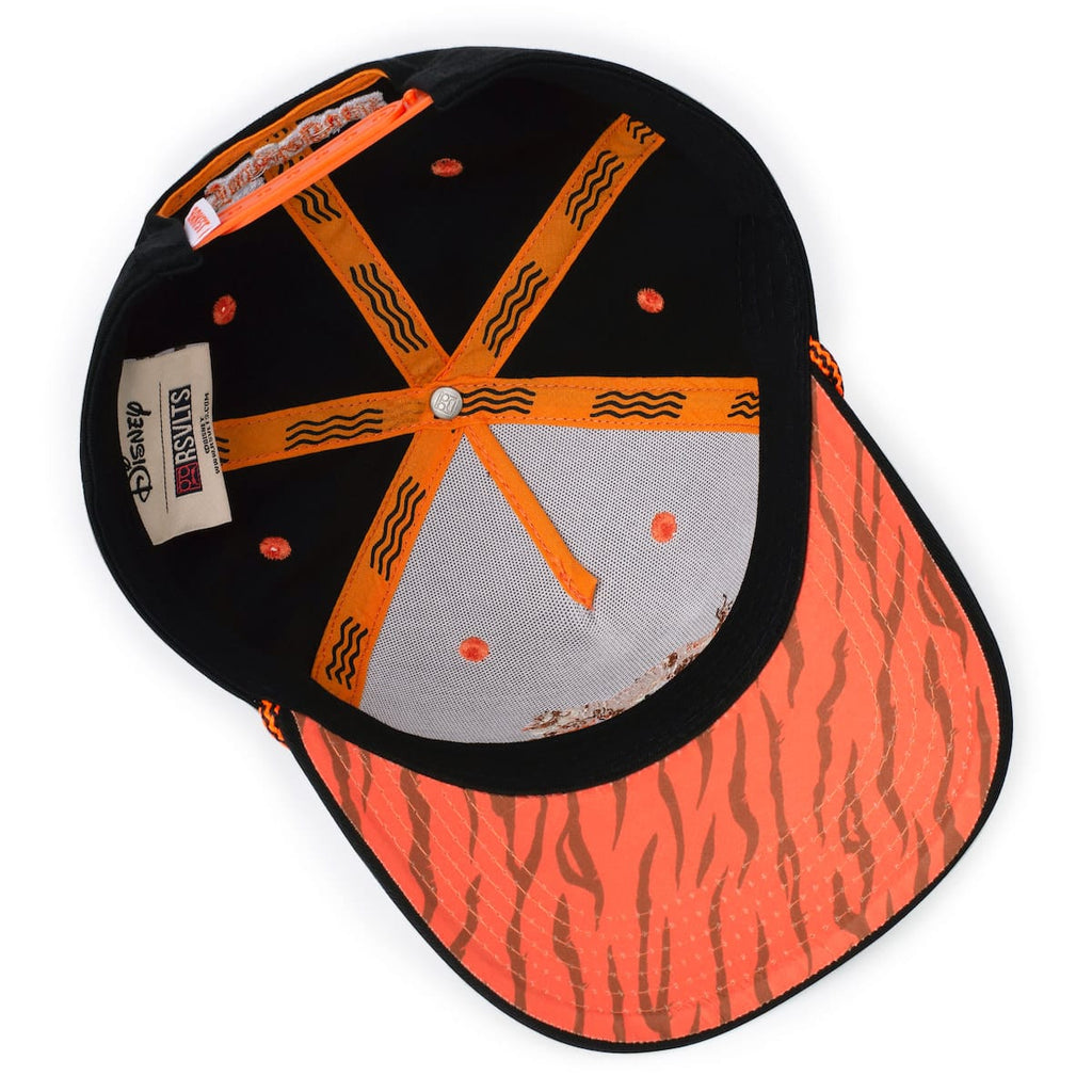 RSVLTS Shere Villainy 5-Panel Curved Brim Hat in Black — detail 5