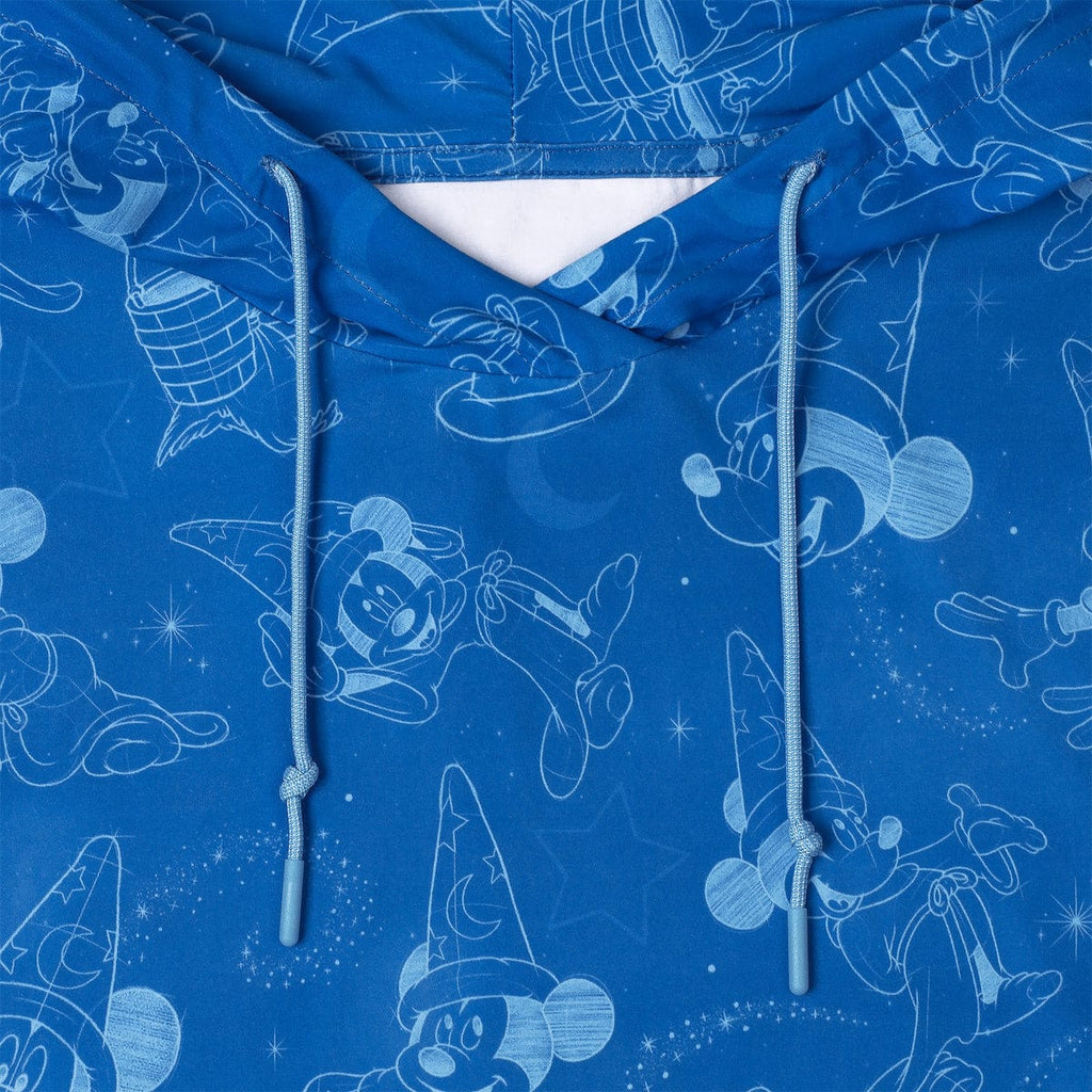 RSVLTS Sketches in the Stars Performance Hoodie in Blue — detail 6