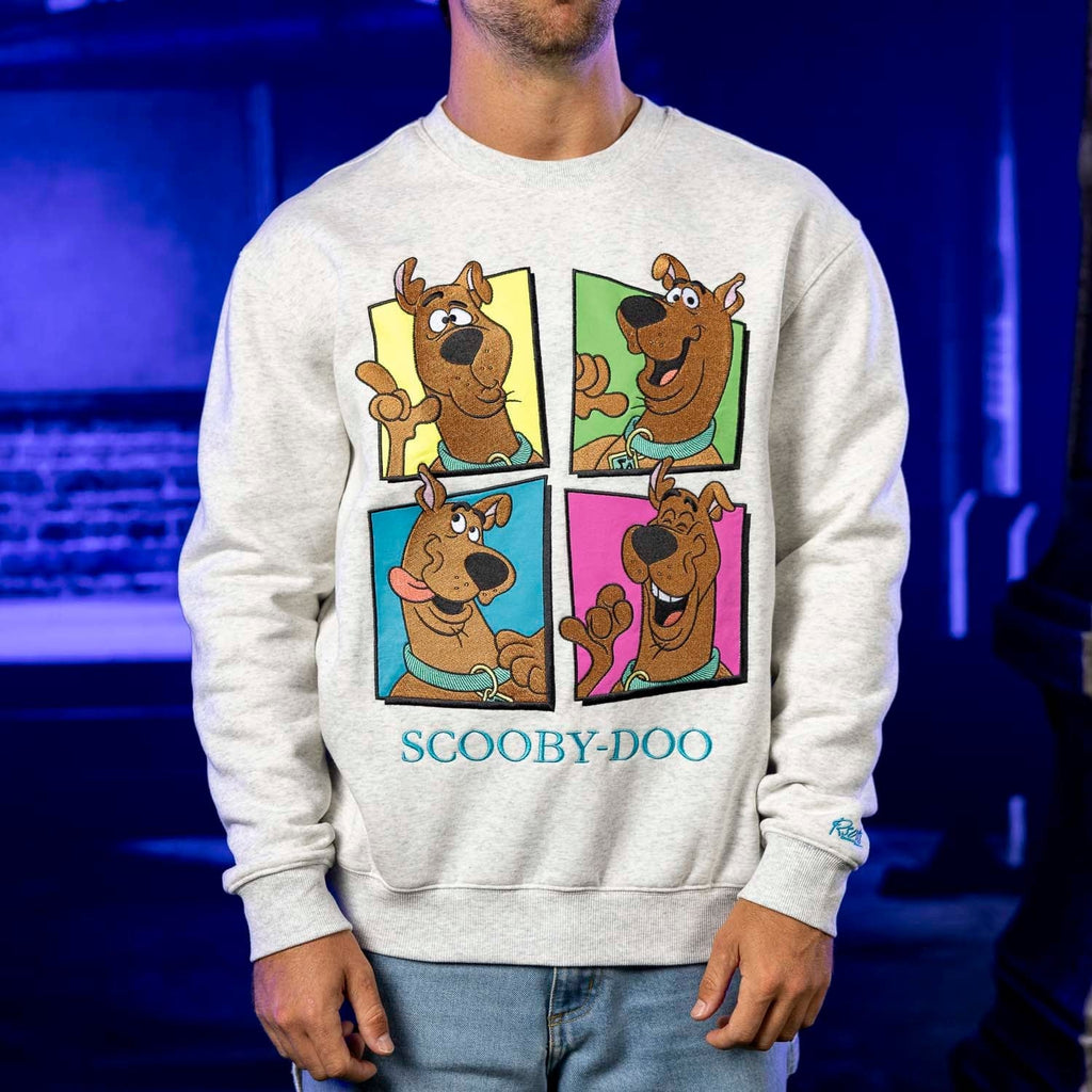 RSVLTS Scooby Squares Crewneck Sweatshirt in Multicolor — detail 3