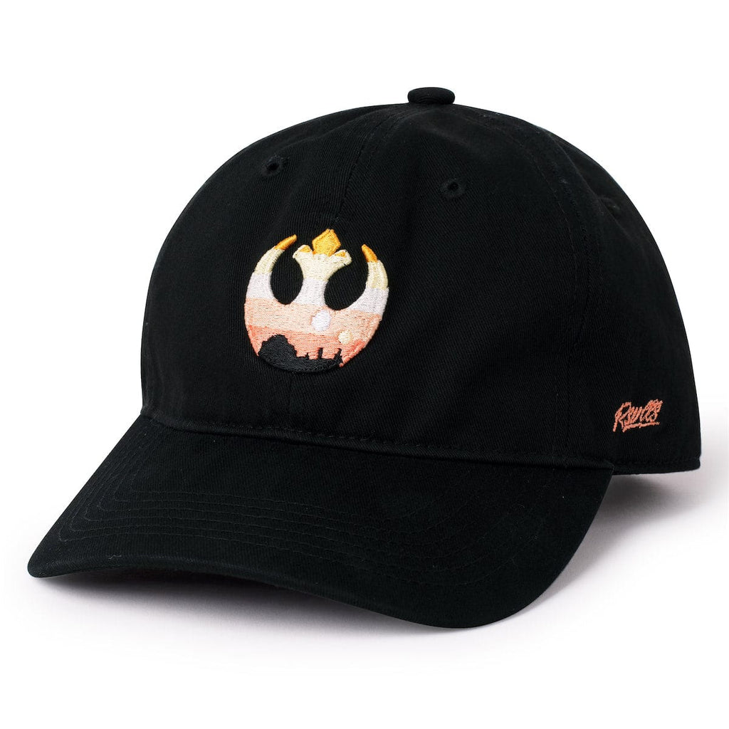 RSVLTS Tatooine Sunset Dad Hat in Black — front view