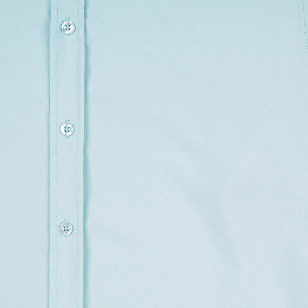 RSVLTS The Cleary Good Looks KUNUFLEX Dress Shirt in Blue — detail 9