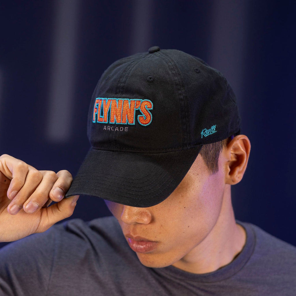 RSVLTS Flynn’s Arcade Dad Hat in Black — detail 4