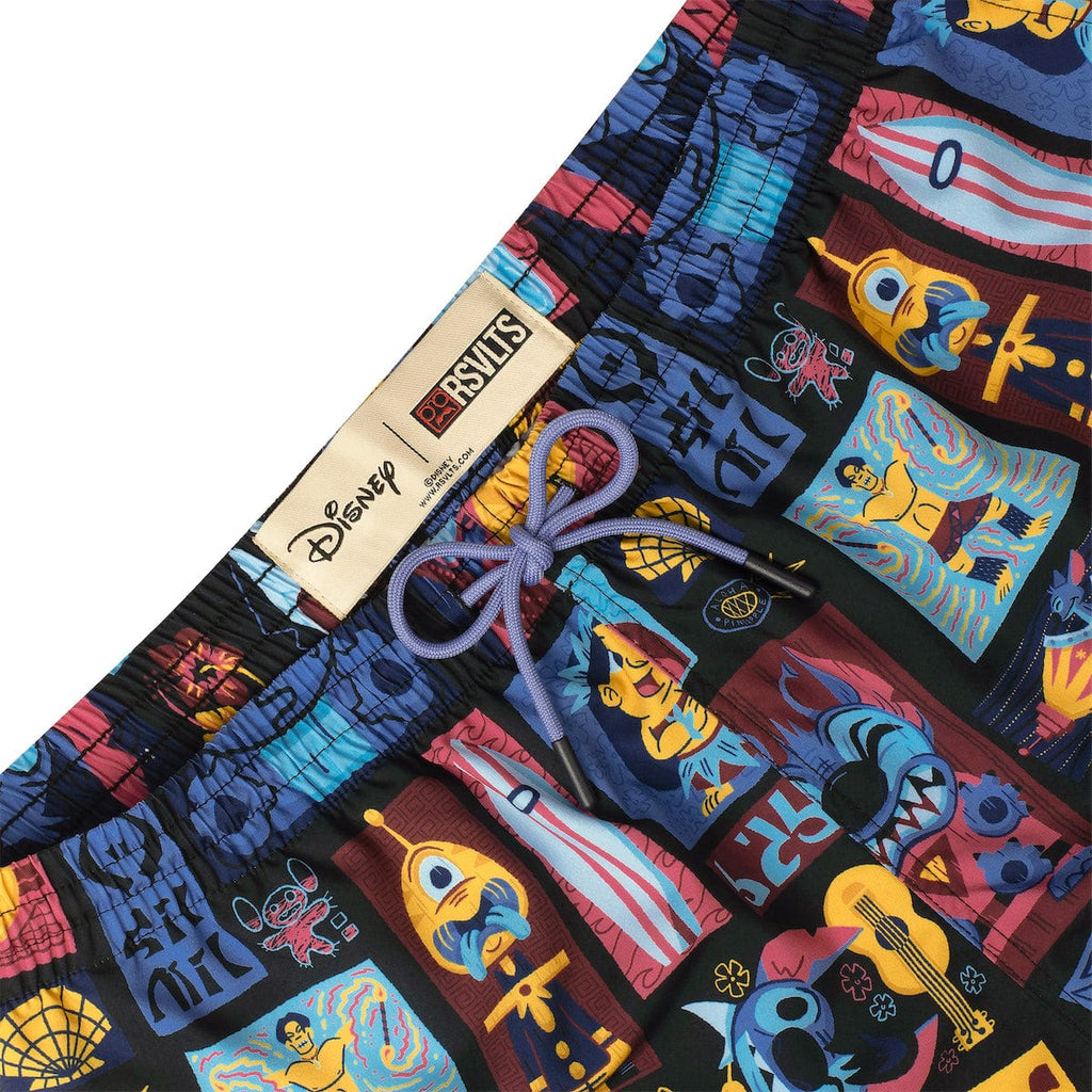RSVLTS Tiki-terrestrial Hybrid Shorts in Black — detail 6