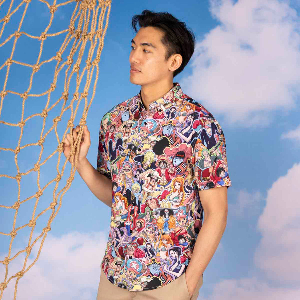 RSVLTS 2 Years Later KUNUFLEX Short Sleeve Shirt in Multicolor — detail 7