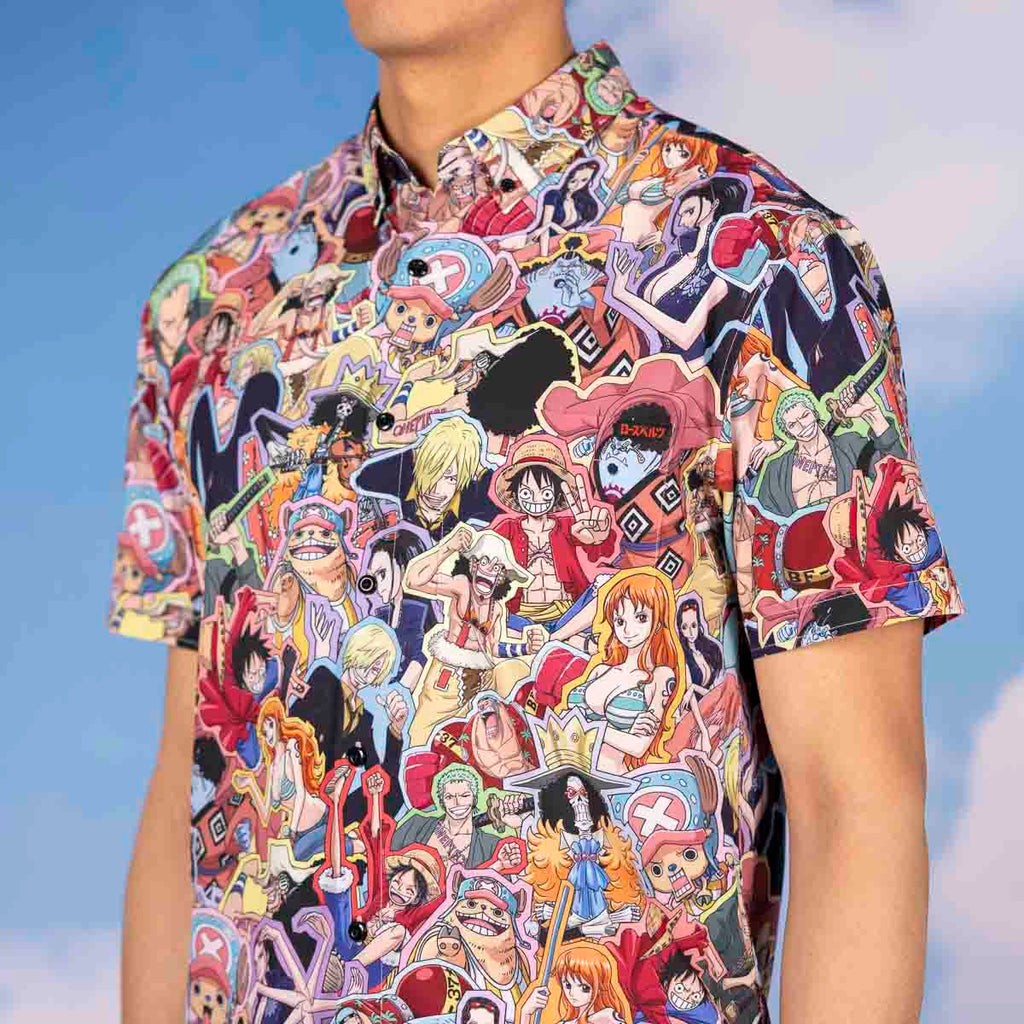 RSVLTS 2 Years Later KUNUFLEX Short Sleeve Shirt in Multicolor — detail 6