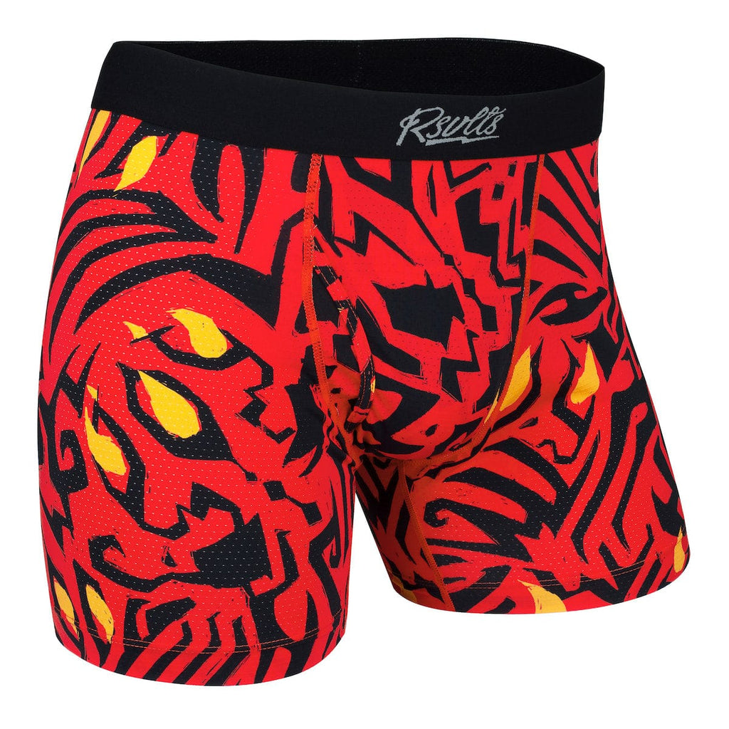 RSVLTS Maul Markings Single-Pack Boxer Briefs in Black — front view