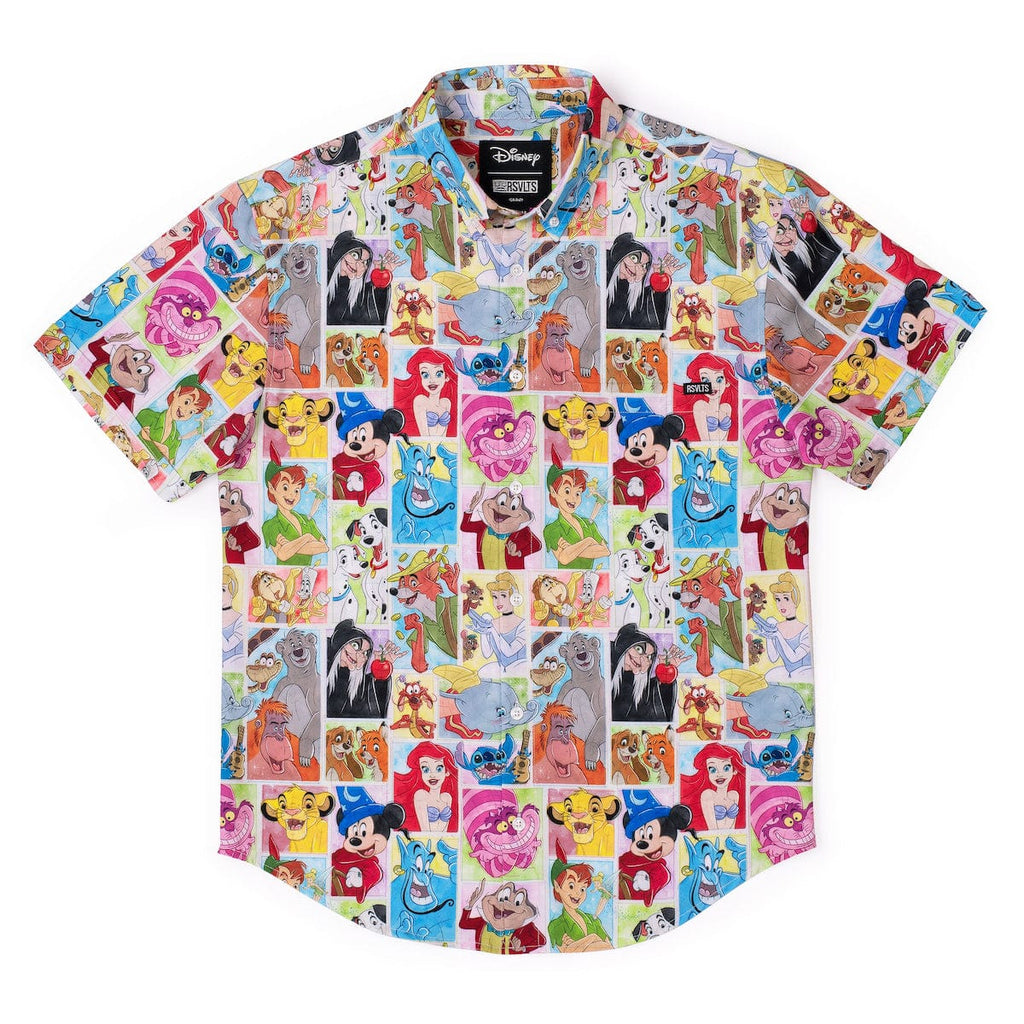 RSVLTS Drawn To Life KUNUFLEX Short Sleeve Shirt in Multicolor — detail 4