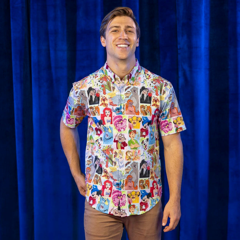 RSVLTS Drawn To Life KUNUFLEX Short Sleeve Shirt in Multicolor — detail 3