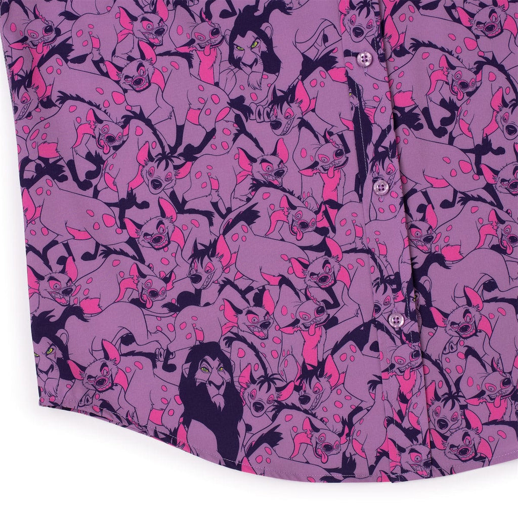 RSVLTS Long Live the King KUNUFLEX Short Sleeve Shirt in Purple — detail 9