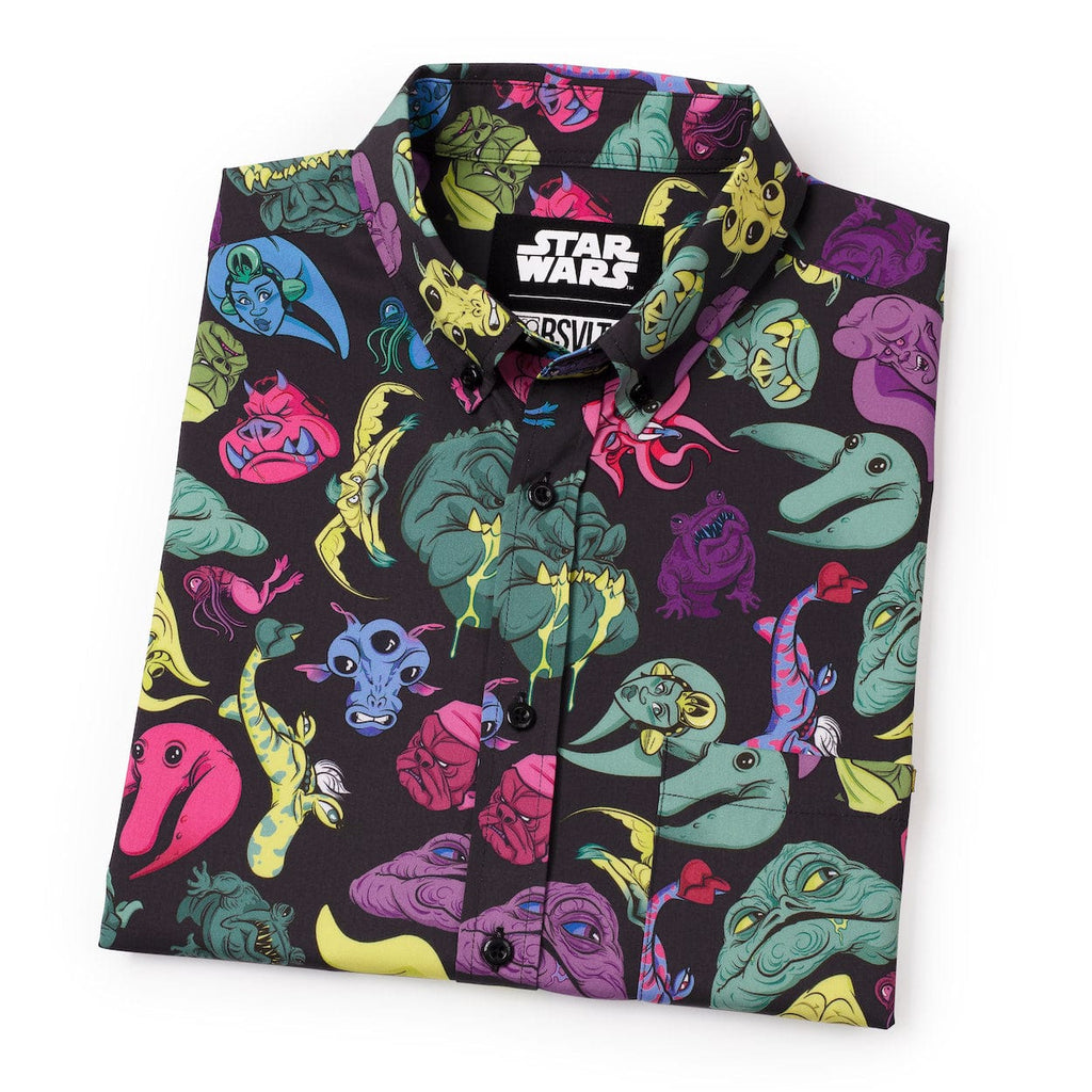 RSVLTS Jabba’s Palace Pals KUNUFLEX Short Sleeve Shirt in Black — detail 8