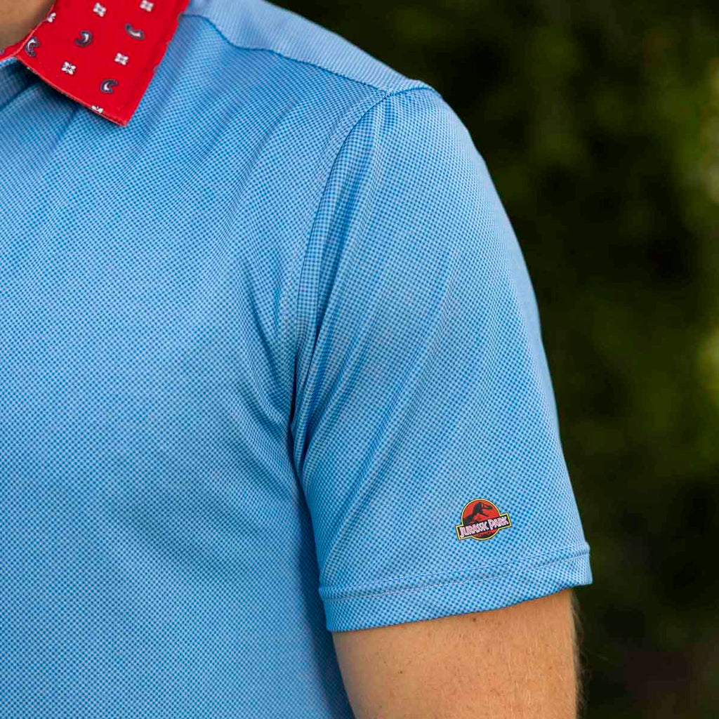 RSVLTS The Grant All-Day Polo in Blue — detail 6