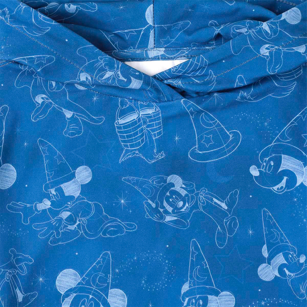 RSVLTS Sketches in the Stars Preschool Performance Hoodie in Blue — detail 3