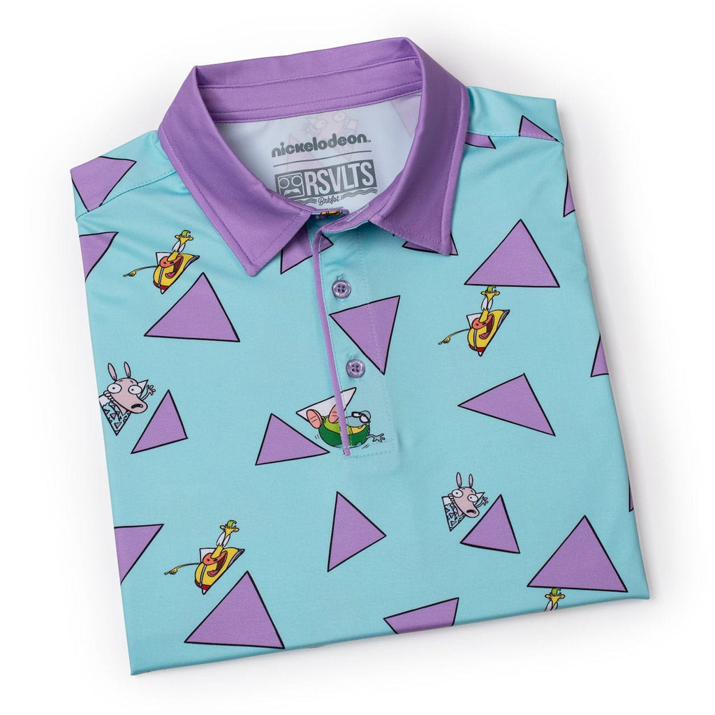 RSVLTS The Rocko Shirt All-Day Polo in Blue — detail 7