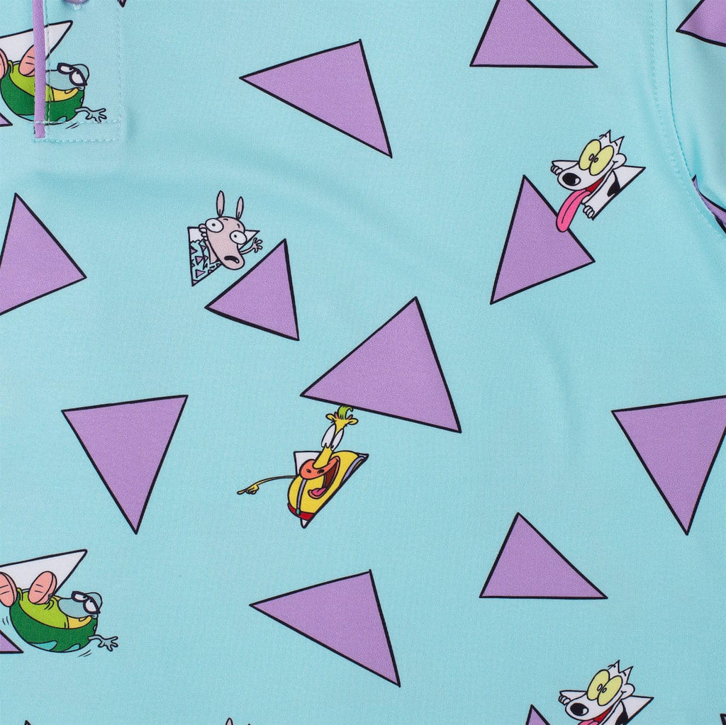 RSVLTS The Rocko Shirt All-Day Polo in Blue — detail 5