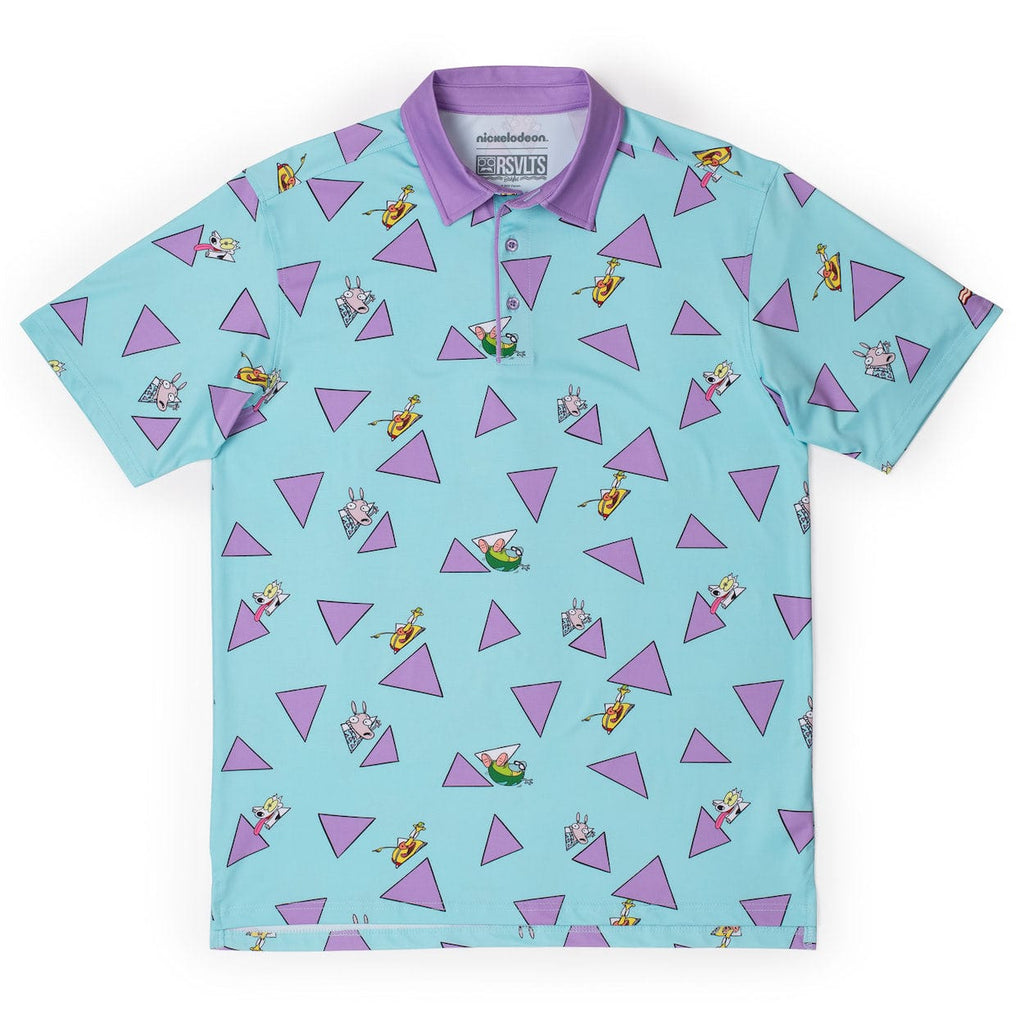 RSVLTS The Rocko Shirt All-Day Polo in Blue — front view
