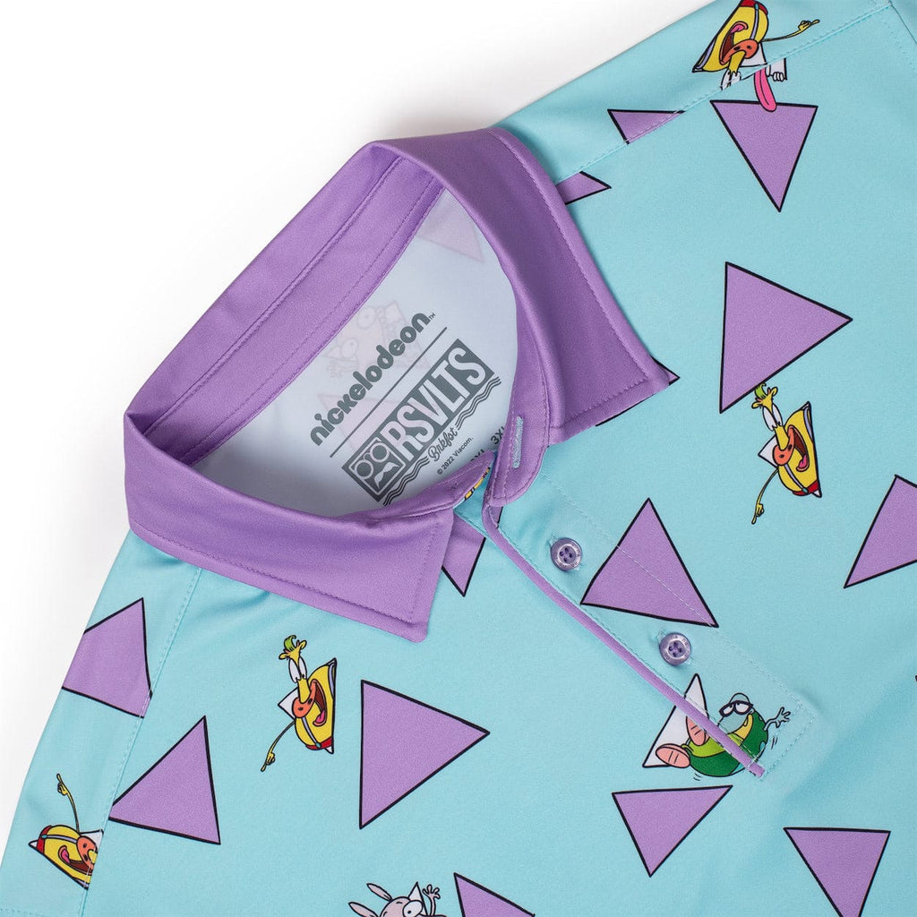 RSVLTS The Rocko Shirt All-Day Polo in Blue — detail 3