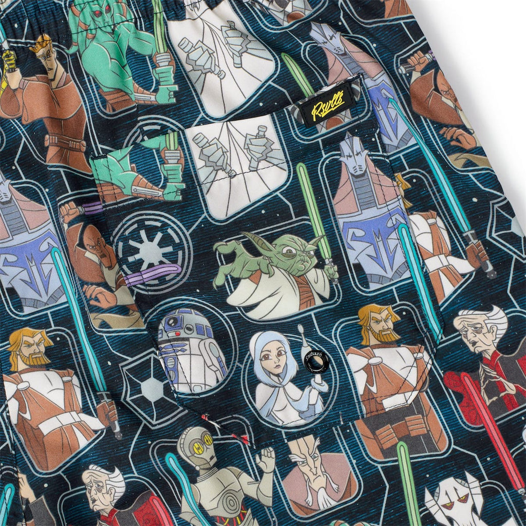 RSVLTS Clone Wars Crew Hybrid Shorts in Multicolor — detail 4