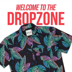 RSVLTS Prism Petals KUNUFLEX Short Sleeve Shirt in Black — front view