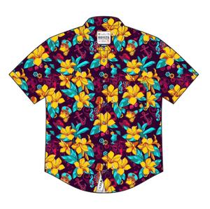 RSVLTS RSVLTS Insiders Cruise 2026 exclusive KUNUFLEX Short Sleeve Shirt in Purple — front view