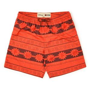 RSVLTS Daughter of the Sea Hybrid Shorts in Orange — front view