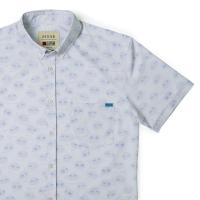 RSVLTS In Your Eyes KUNUFLEX Short Sleeve Shirt in White — detail 2